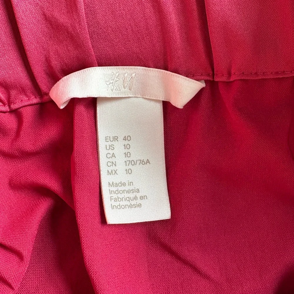 H&M Paperbag Belted Skirt Girly Feminine Preppy Barbiecore Date‎ Night Career 10